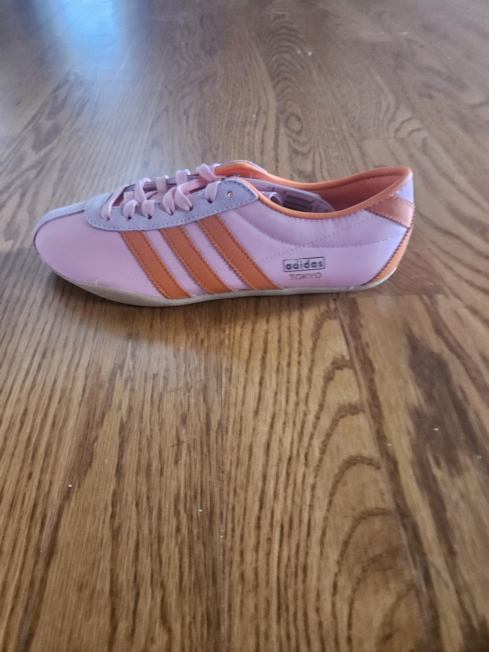 adidas Tokyo Women's Pink and Orange Low-Profile Sneaker Size 9